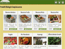 Tablet Screenshot of cooplalucerna.it